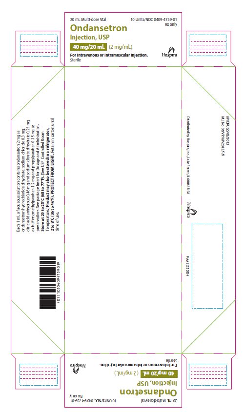 PRINCIPAL DISPLAY PANEL - 20 mL Vial Tray