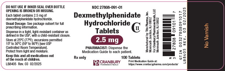 2.5mg label