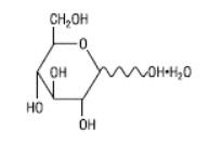 Hydrous Dextrose USP has the following structural (molecular) formula
