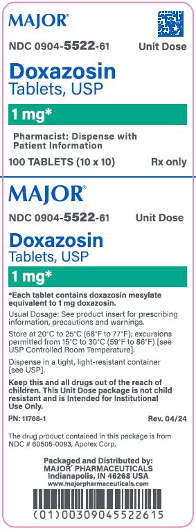 1mg* carton label