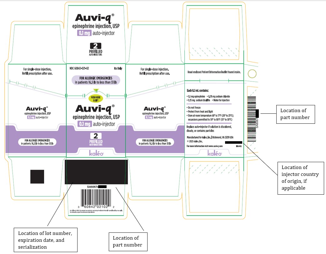 0.1 mg Carton Label
