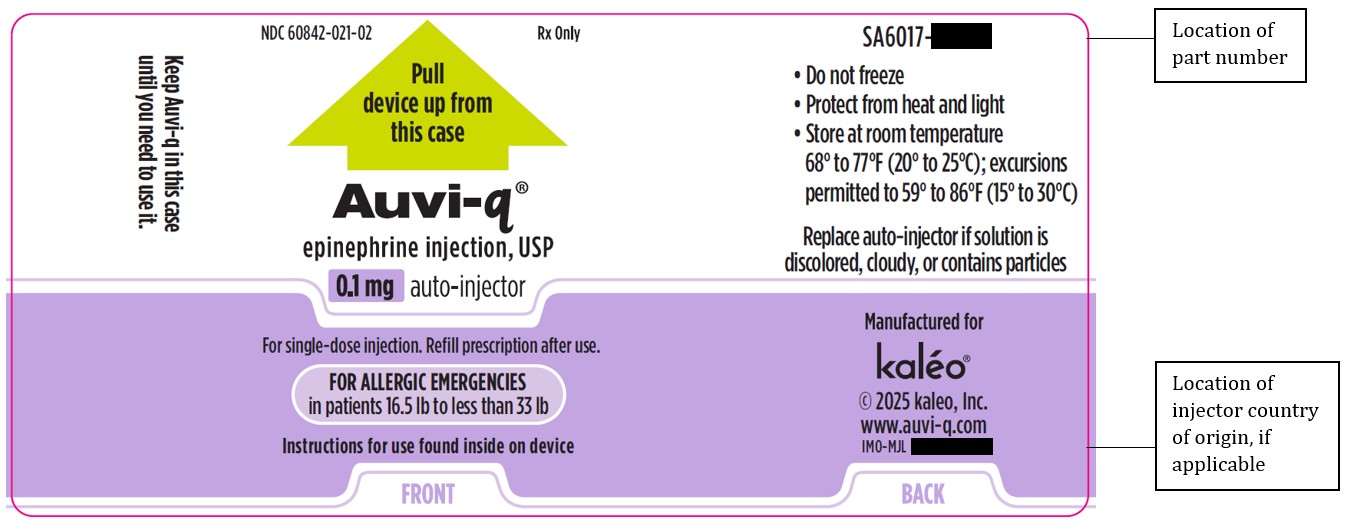 0.1 mg Outer Case Label