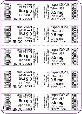 0.5 mg risperiDONE Tablet Blister