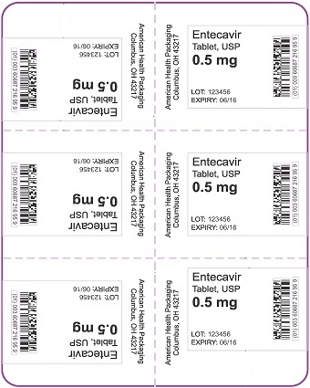 0.5 mg Entecavir Tablet Blister