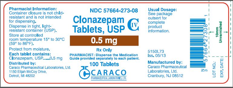 clonazepam-0.5mg-100 Tablets