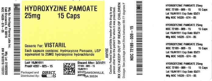 Hydroxyzine Pamoate 15 In 1 Bottle Breastfeeding