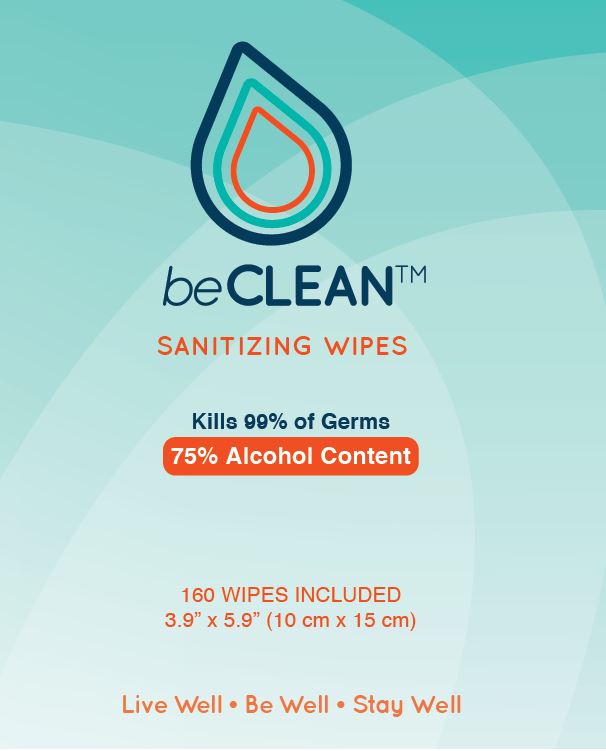 01b LBL_BeClean_Sanitizing Wipe_160ct