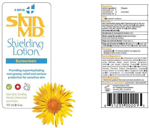 01b LBL_Skin MD_Shielding Lotion_SPF15_4oz