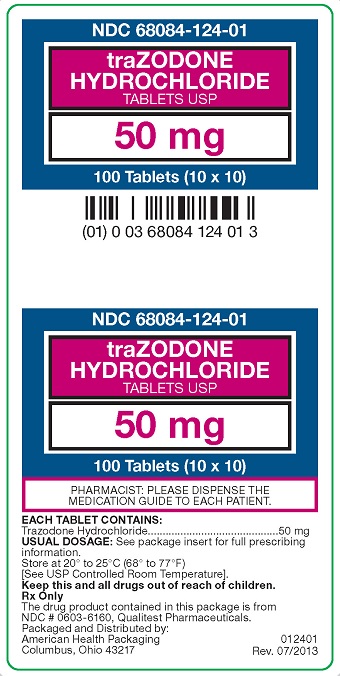 50 mg Trazodone HCl Carton
