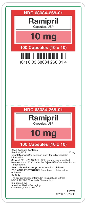 10 mg Ramipril Capsules Carton