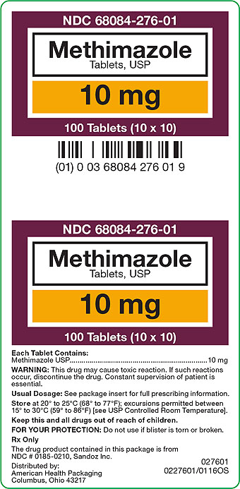 10 mg Methamiazole Tablets Carton