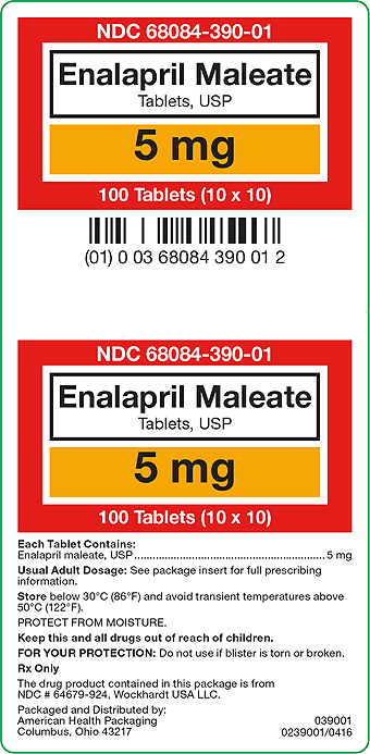 5 mg Enalapril Maleate Tablets Carton