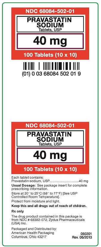 40 mg Pravastatin Carton