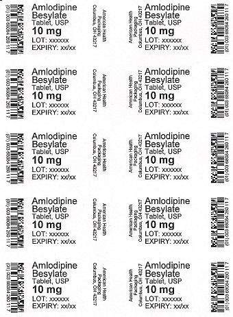 10 mg Amlodipine Besylate Tablet Blister