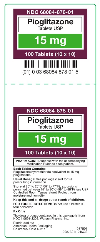 15 mg Pioglitazone Tablets Carton