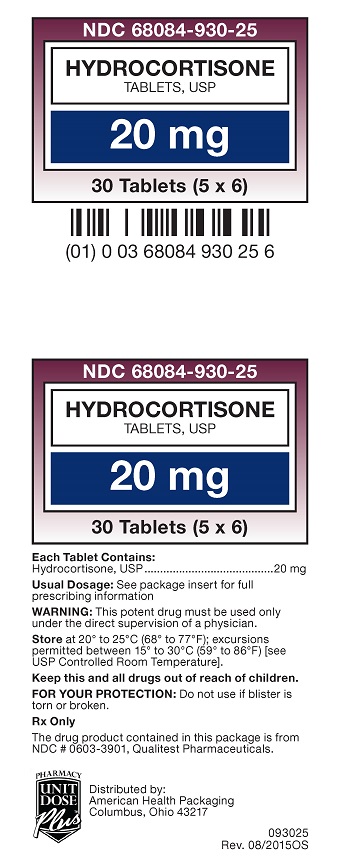 20 mg Hydrocortisone Tablets Carton