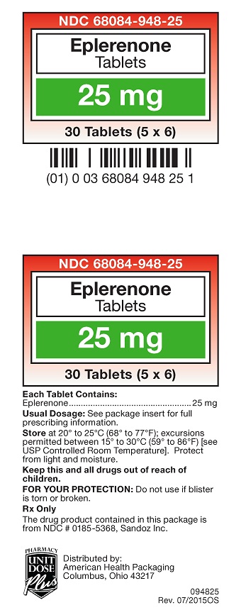 25 mg Eplerenone Tablets Carton