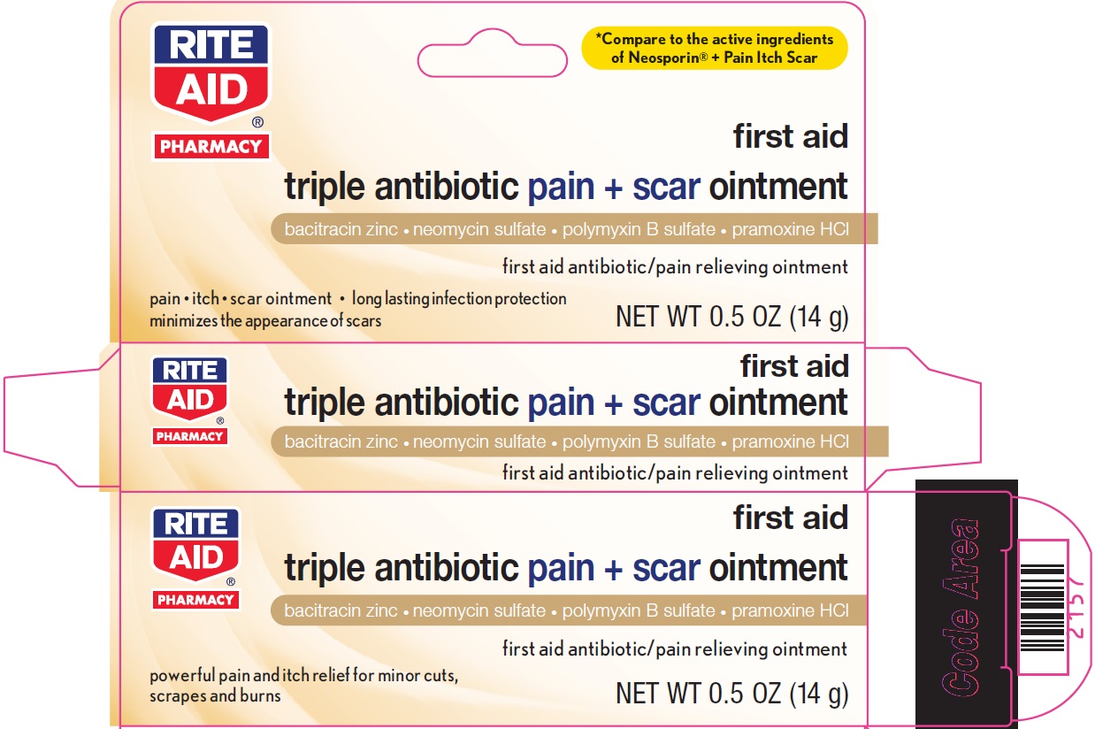 Rite Aid Triple antibiotic pain + scar ointment
