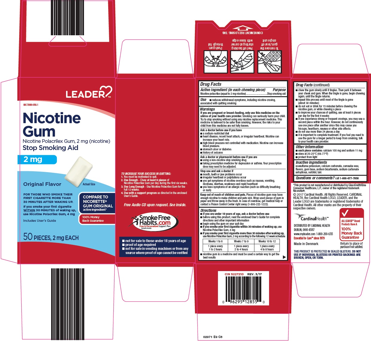 leader nicotine gum