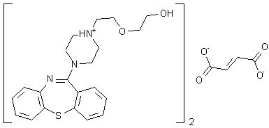 Chemical Structure- Quetiapine Fumarate