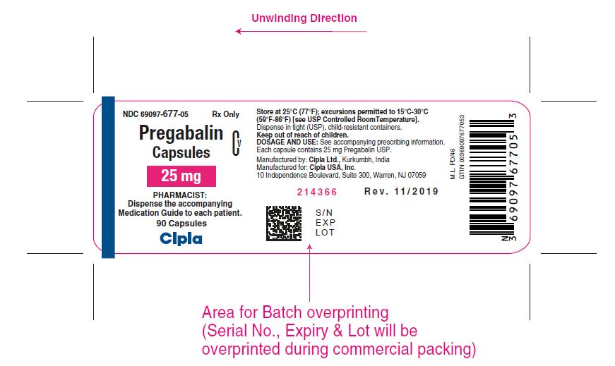 25 mg bottle label