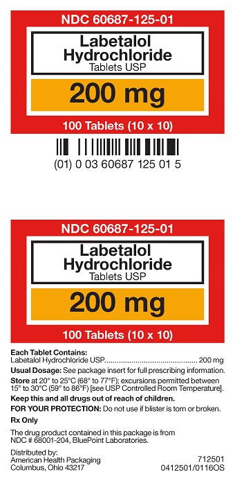 200 mg Labetalol HCl Tablets Carton