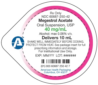 40 mg/mL Megestrol Acetate Suspension, 10 mL Cup