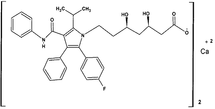 Atorvastatin Calcium Structural Formula