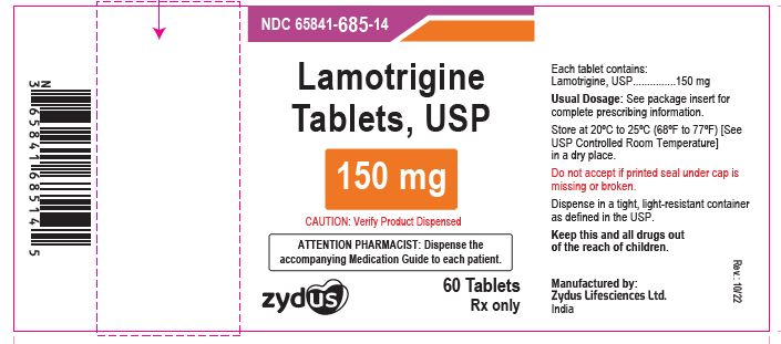 Lamotrigine Tablets USP, 150 mg