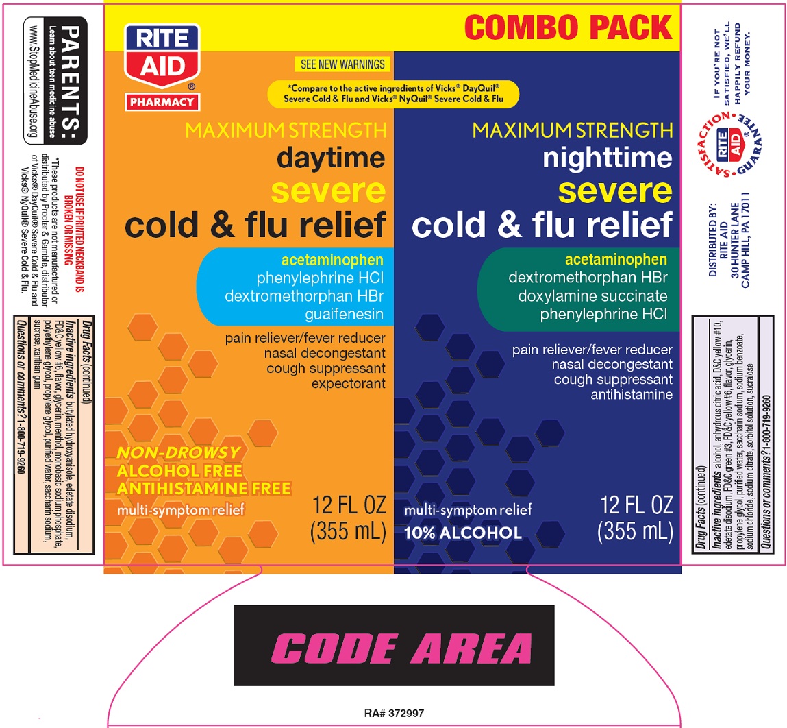 Severe Cold and Flu Relief Daytime Nighttime Image 1