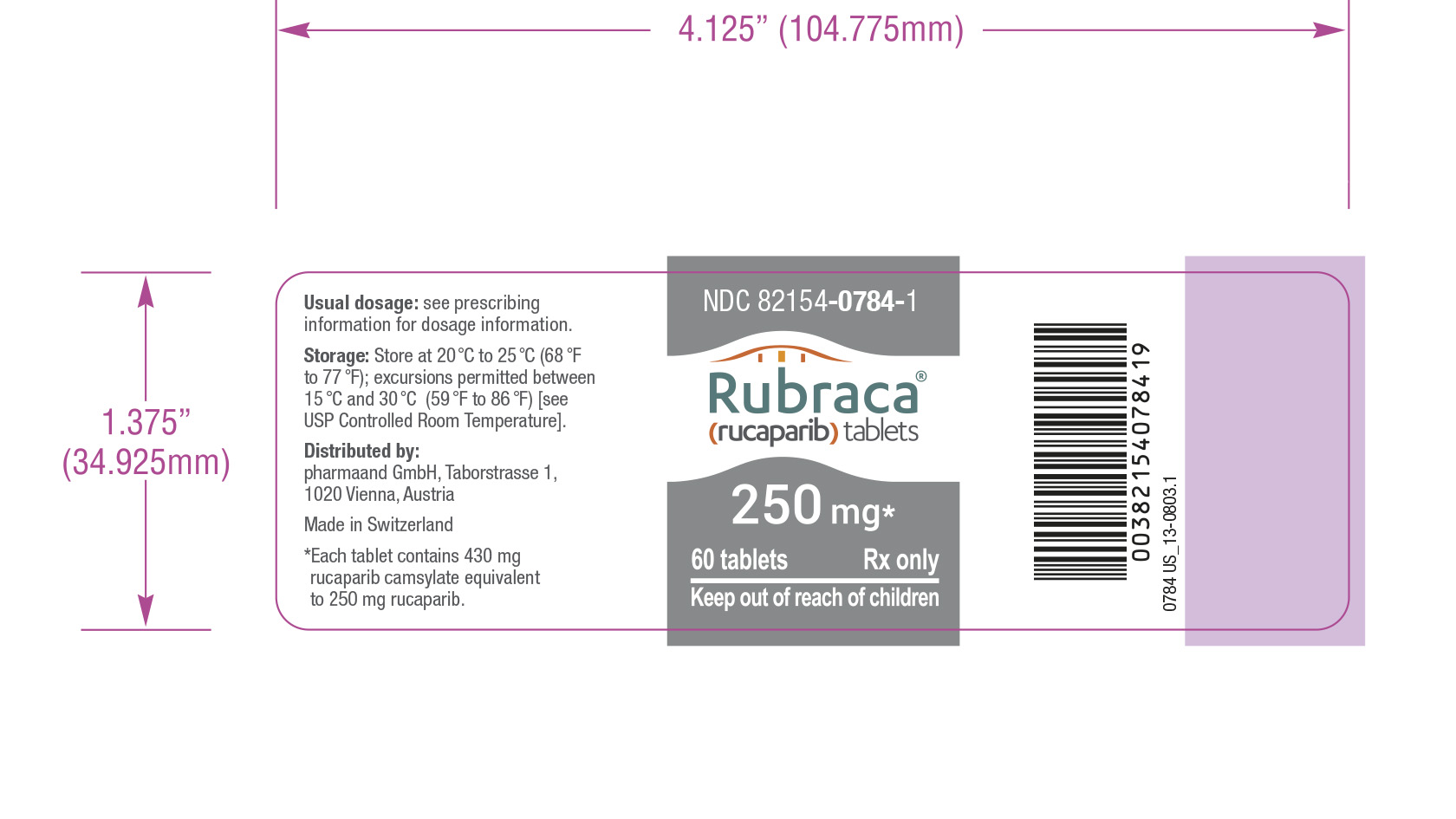 Rubraca 250 mg