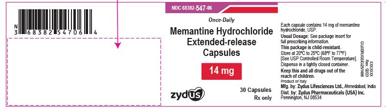 Memantine Hydrochloride Extended-Release Capsules, 14 mg