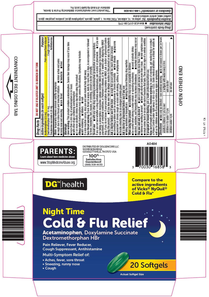 Dg Health Cold And Flu Relief Night Time while Breastfeeding