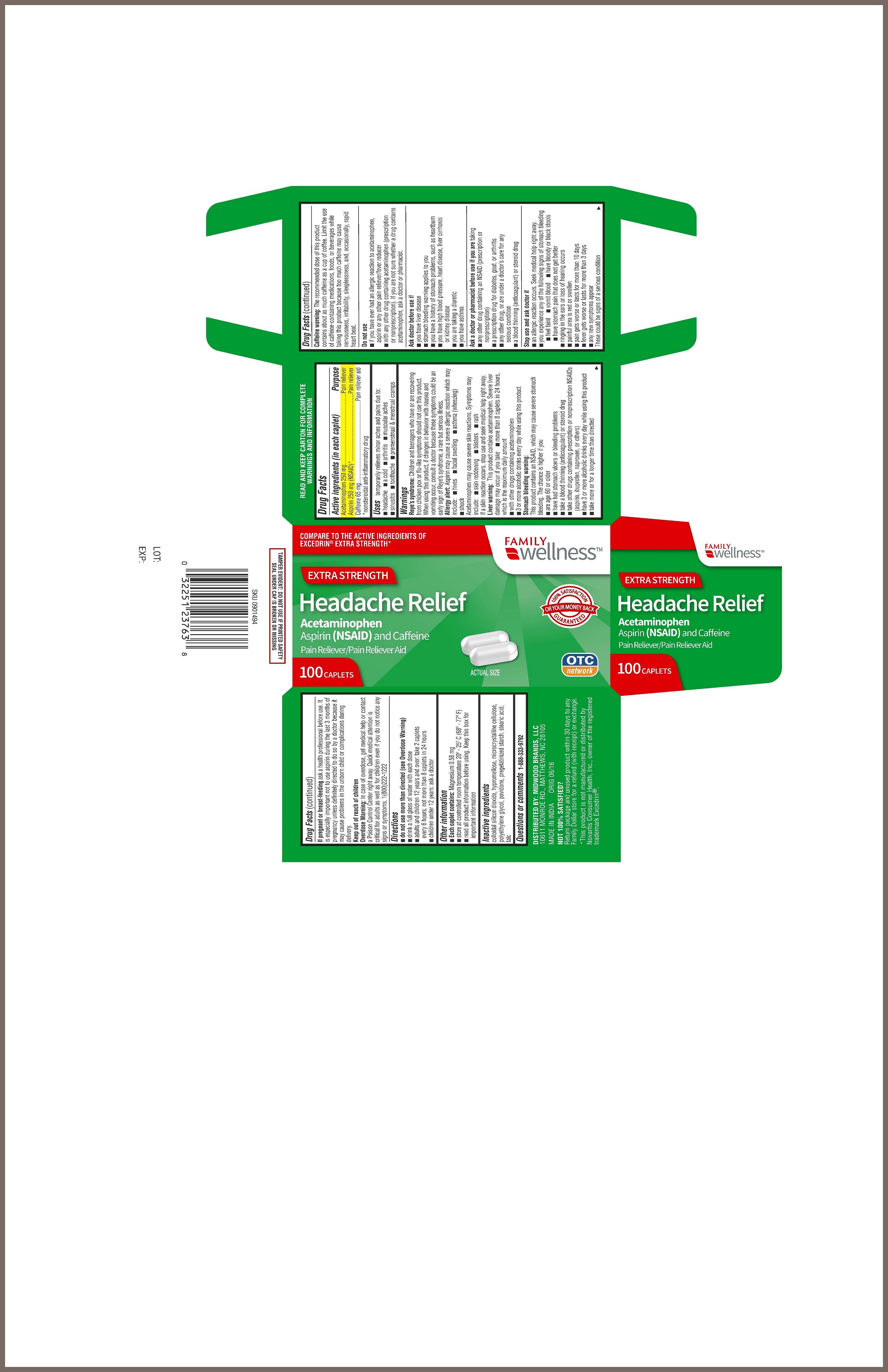 PRINCIPAL DISPLAY PANEL - 100 Caplet Bottle Carton
