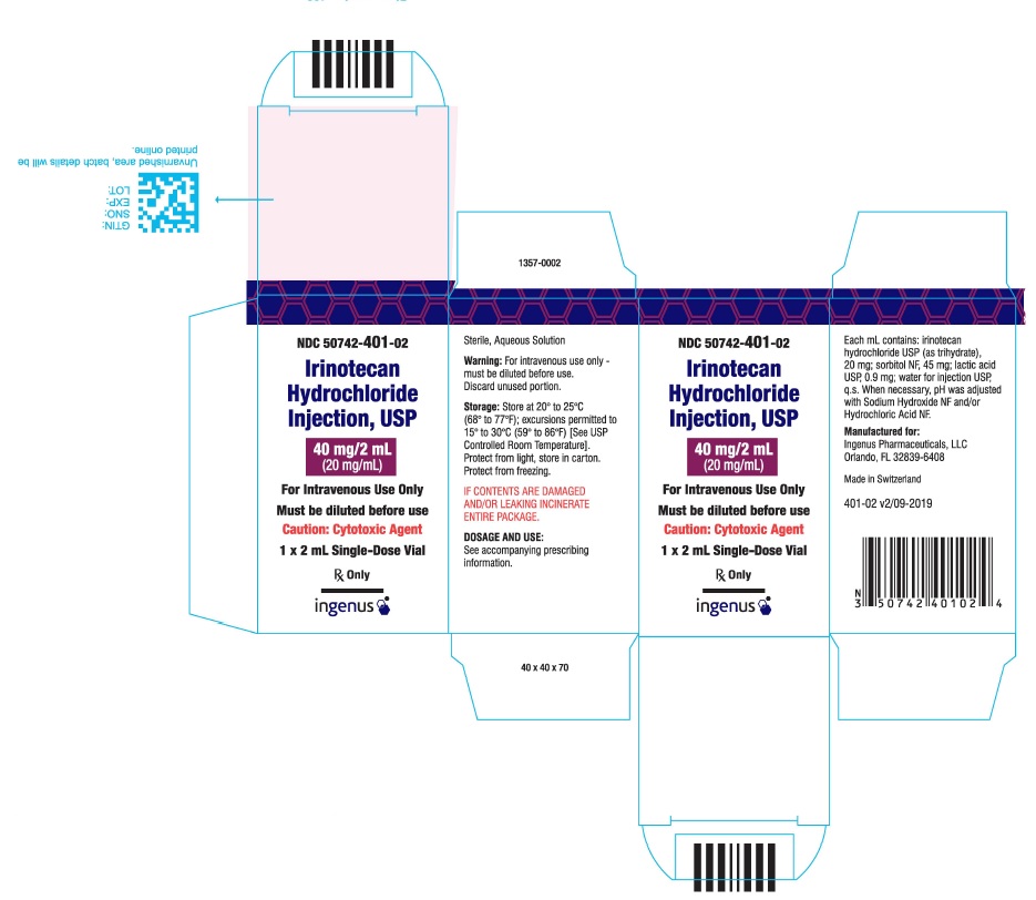 Carton - 40 mg/2 mL