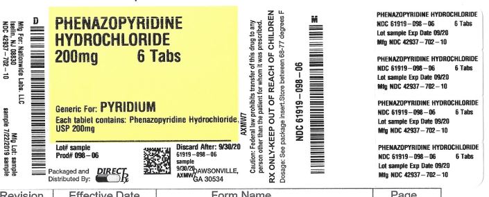Phenazopyridine Hydrochloride | Direct_rx Breastfeeding