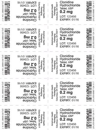 Clonidine Hydrochloride Tablets - Blister - 0.2 mg