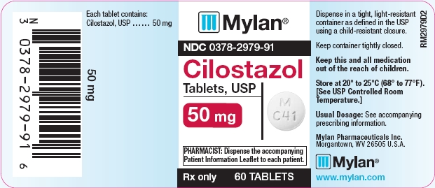 Cilostazol Tablets 50 mg Bottles