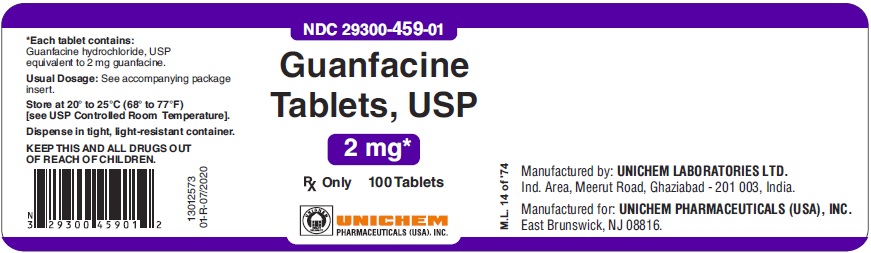 Guanfacine Tablets USP, 2 mg