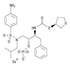 fosamprenavir calcium chemical structure