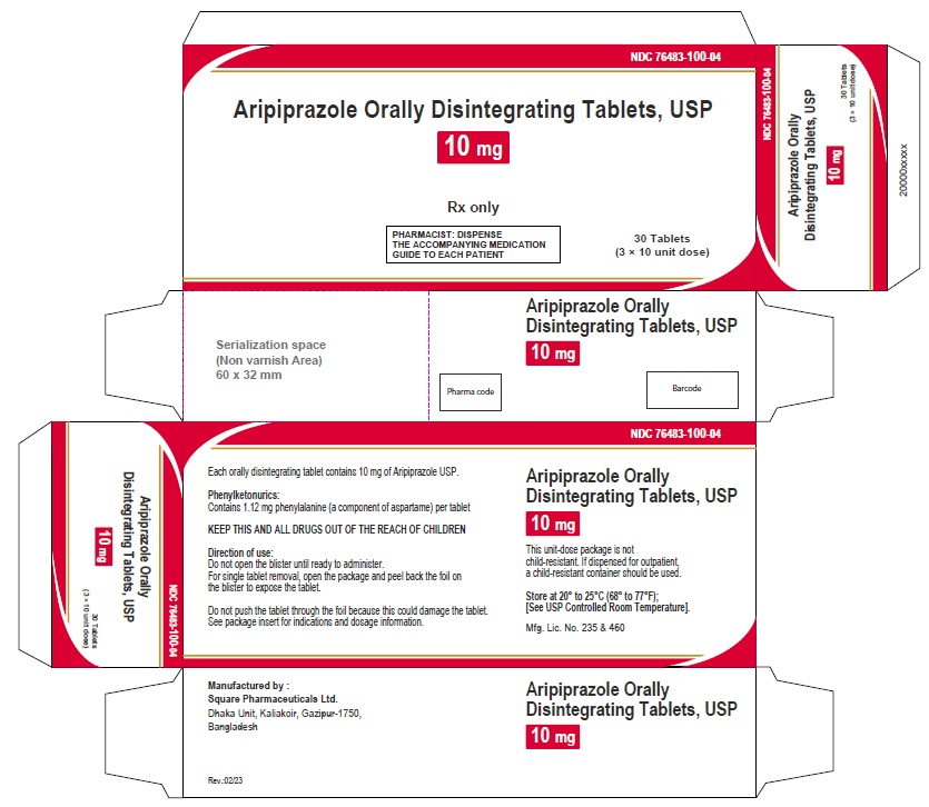 Aripiprazole Orally Disintegrating Tablets, 10 mg (30 Tablets in 1 Carton)