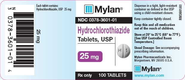 Hydrochlorothiazide Tablets 25 mg Bottles