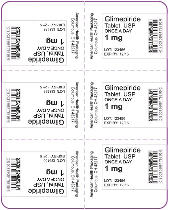 1 mg Glimepiride Tablet Blister