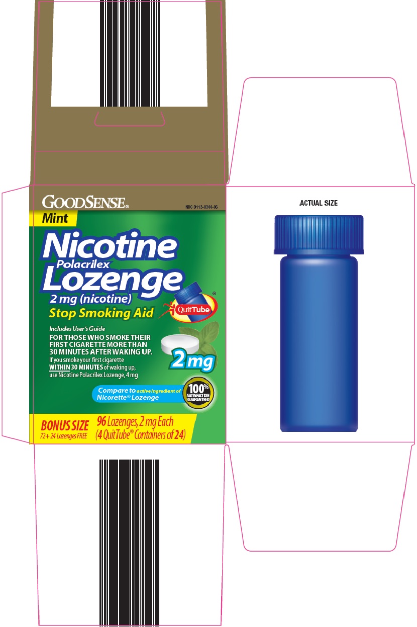 GoodSense Nicotine Polacrilex Lozenge image 1