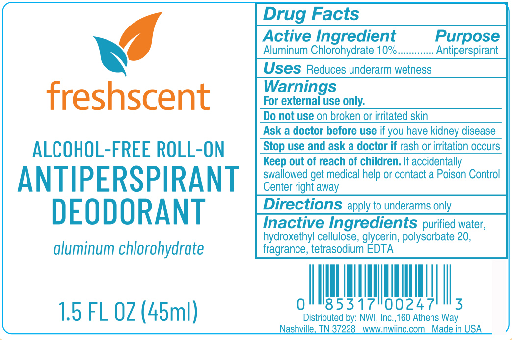 1.5 oz Deodorant Label