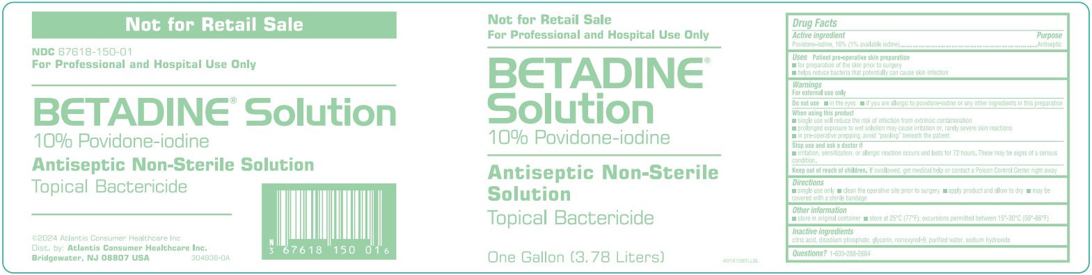 10% Betadine 1 gallon