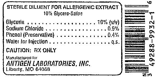 10 Percent Glycero-Saline