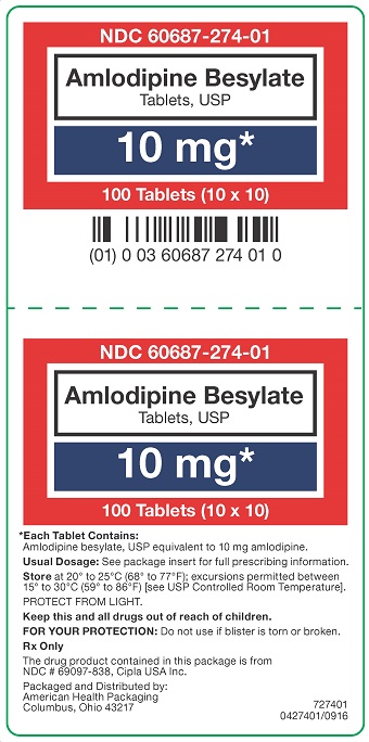 10 mg Amlodipine Tablets Carton