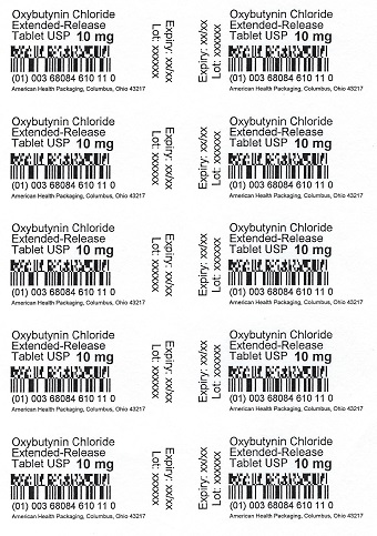10 mg Oxybutynin Chloride Extended-Release Tablets Blister