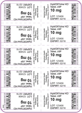 10 mg HydrOXYzine HCl Tablet Blister